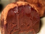 Dark Chocolate & Basil Truffles: Exotic Romance
