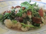 Gingered Quinoa with Dates & Watercress