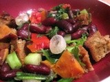 Got random ingredients? Make Seitan Scramble
