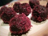 Vegan Dark Chocolate-Rose Truffles: Valentine Chocolates & Flowers All in One