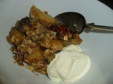 Pear and Chocolate Crumble