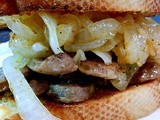The Sandwich Diaries - Brats and Grilled Onions