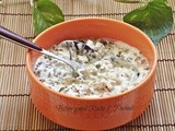 Bitter gourd Raita / Pavakkai Pachadi