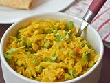 Cabbage Peas Subji / Cabbage and Peas Curry