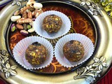 Dates and Nuts Ladoo / Dry fruits Ladoo - No Sugar Ladoo