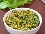 Palak Egg Bhurji / Spinach Egg Bhurji