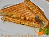 Paneer Sandwich | Paneer Veg Sandwich | Grilled Paneer Sandwich | Kids Favorite Lunch Box Recipe