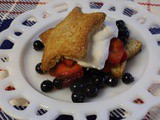 Brown Sugar Shortcakes with Brown Sugar Syrup, Mixed Berries, and Whipped Cream