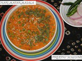 Achari matar masala/ green peas curry