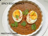Spicy egg masala