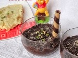 Chocolate Ghewar Pudding