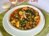 Matar Mushroom Curry| Punjabi Cuisines| Mushroom Recipes