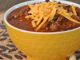 7th Annual Chili Contest: Entry #1 – Game Day Chili + Weekly Menu