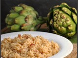 Beer, Cheddar, and Bacon Risotto