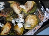 Blue Cheese Roasted Brussels Sprouts
