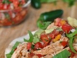 Crock Pot Chicken Tacos {gluten-free}