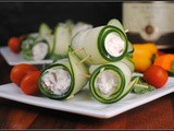 Cucumber Feta Rolls