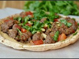 Ground Lamb and Hummus Pita “Pizzas” + Weekly Menu