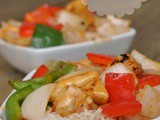{Healthier} Sweet and Sour Chicken + Weekly Menu