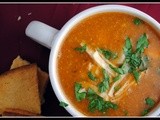 Money Matters: Chicken Tortilla Soup (+ the quickiest, most amazing chicken shredding tip!)