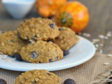 Pumpkin-Oat Chocolate Chip Cookies + Weekly Menu