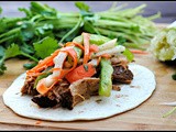 Slowcooker Cuban Pork Tacos with Jicama Slaw