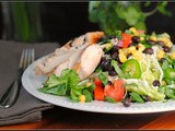 Southwest Chicken Salad with Avocado Buttermilk Dressing