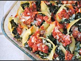 Spicy Kale-Stuffed Shells
