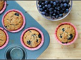 Vegan Blueberry-Coconut Muffins
