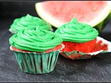 Watermelon Cupcakes {a Virtual Baby Shower for Krystal!}