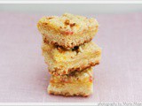 Cream & Crumble Peach Bars