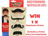 Movember giveaway: Moustache Straws