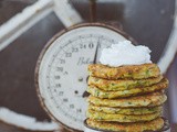 Zucchini Pancakes with Goat Cheese