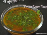 Easy Tomato Rasam Recipe,how to make simple Tomato Rasam