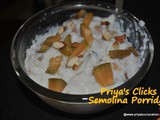 Recipe : Semolina Porridge | how to make sooji porridge