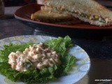 Corn and Mayo Sandwich