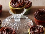 Eggless chocolate cupcake