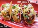 Fruit Sundal in nachos