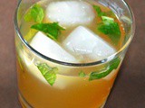 Recipe : Raw mango and mint tea
