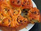 Eggless Double Chocolate Swirl Bread