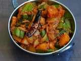 Okra Potato Curry/ Bhindi Aloo Ki Sabzi