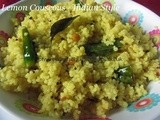 Lemon Couscous – Indian Style