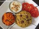 South Indian Lunch Menu -4 /Lunch Menu Ideas