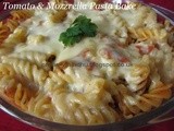Tomato & Mozzarella Pasta Bake