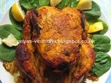 Whole Chicken Roast [With Indian Tandoori Masala]