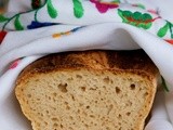 Chleb pszenno-kukurydziany na zaczynie z mąki pełnoziarnistej