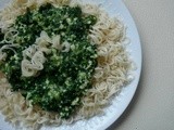 Makaron ze szpinakiem