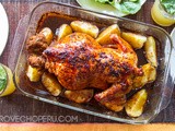 Roasted Chicken with Quinoa Stuffing
