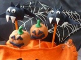 Cake pops Halloween: zucche e pipistrelli in pdz per rallegrare una piovosa domenica ^_