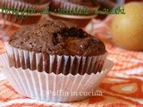 Muffin al cioccolato e nashi dai colori autunnali
